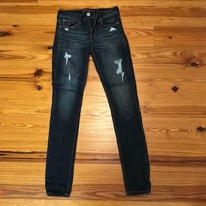 Express Dark Jean Legging, Mid Rise